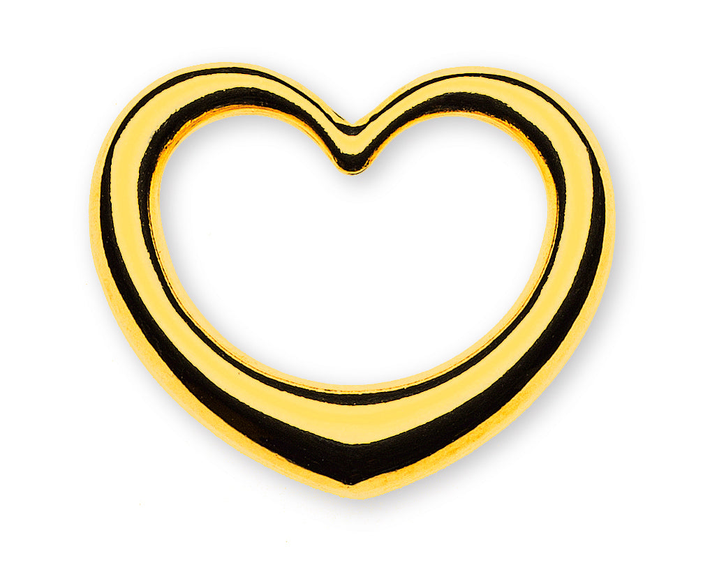 Anhänger 'swinging heart' Gelbgold 750 22 x20mm