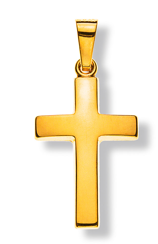 Balken-Kreuz Gelbgold 585 H: 18mm