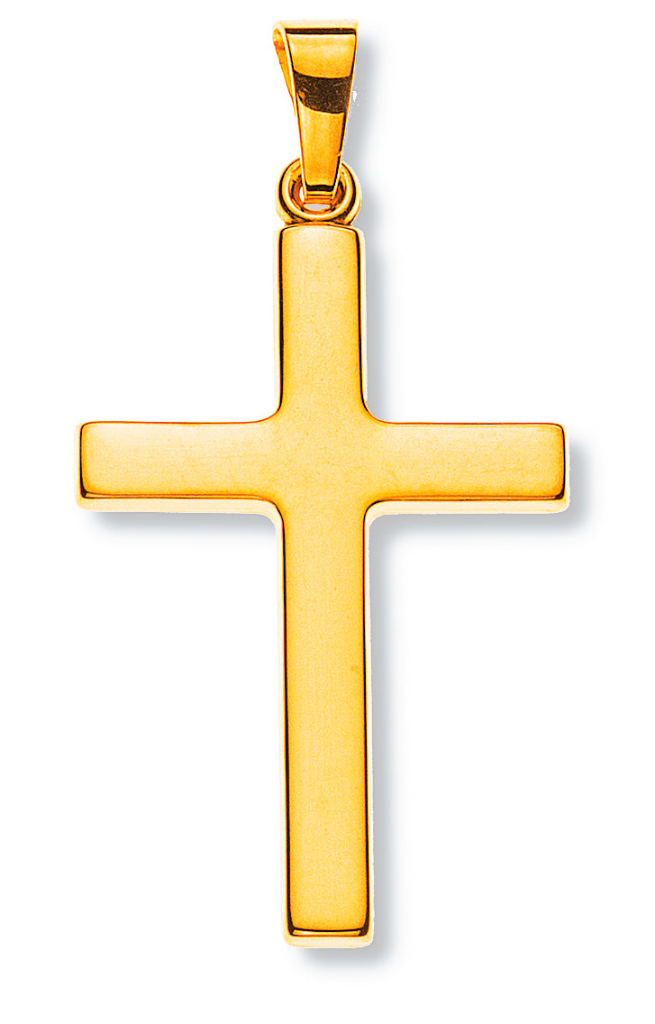 Kreuz Gelbgold 750 H: 24 mm