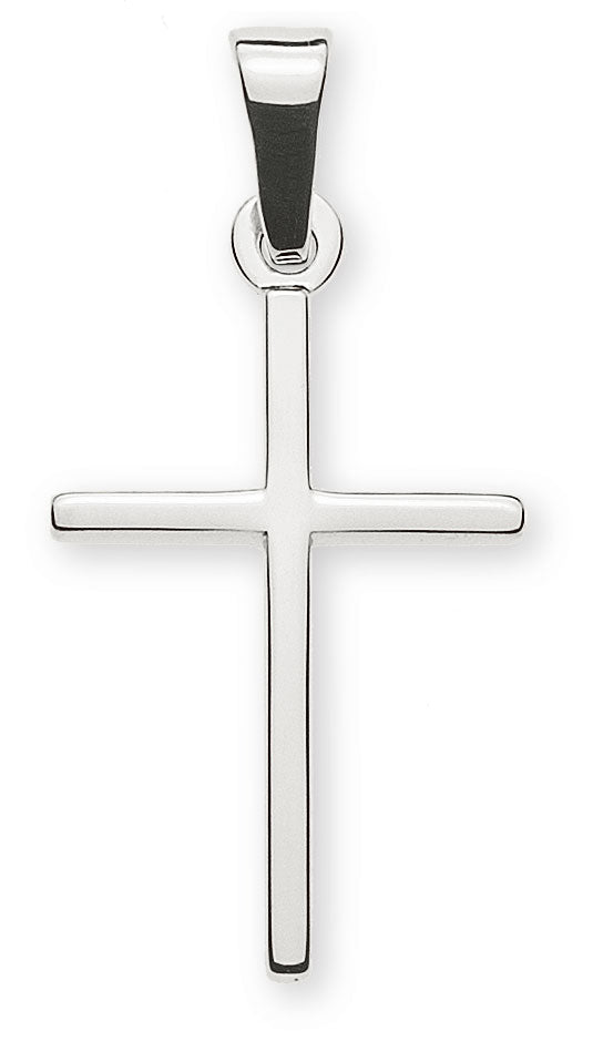 Balken-Kreuz Weissgold 585 H: 18mm