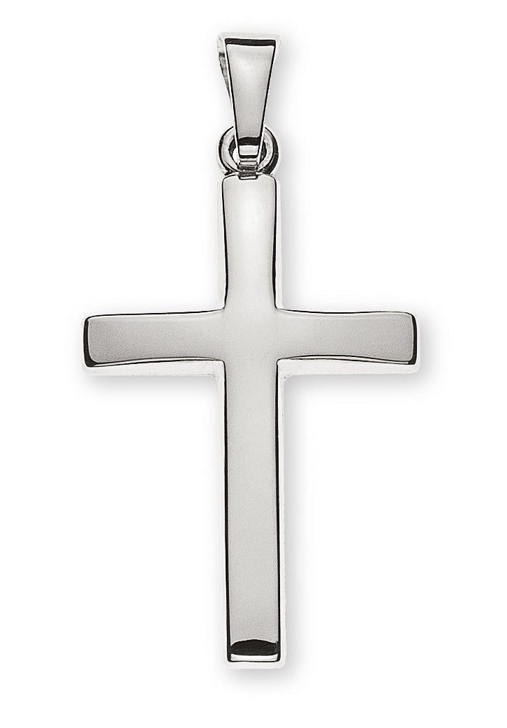 Balken-Kreuz Weissgold 750 H: 21mm