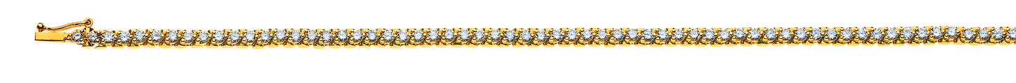 Bracelet Gelbgold 750 mit 80 Brillanten H SI 0ct.