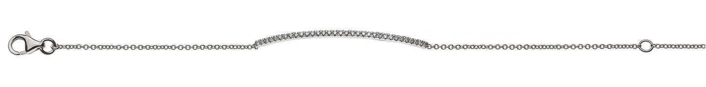 Bracelet Weissgold 750 mit 33 Brillanten H SI ct.