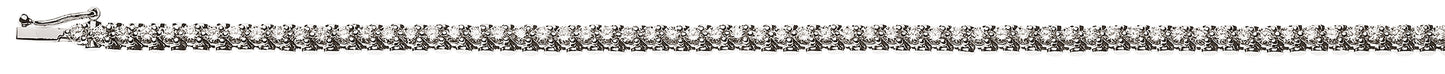 Bracelet Weissgold 750 mit 76 Brillanten H SI ct.