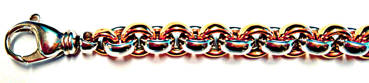 Collier Erbs Bicolor (Rot-/Weissgold) 750 Handarbeit