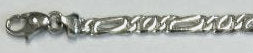 Bracelet Oeil de Perdrix Weissgold 750, 5mm, Handarbeit