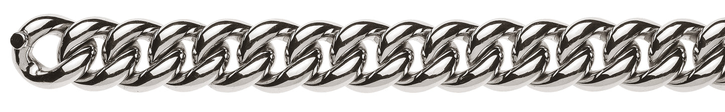 Rundpanzer Weissgold 750 Handarbeit Drahtdicke 5.0mm