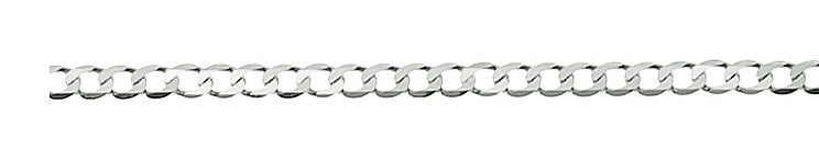 Panzer extraflach diamantiert Weissgold 750