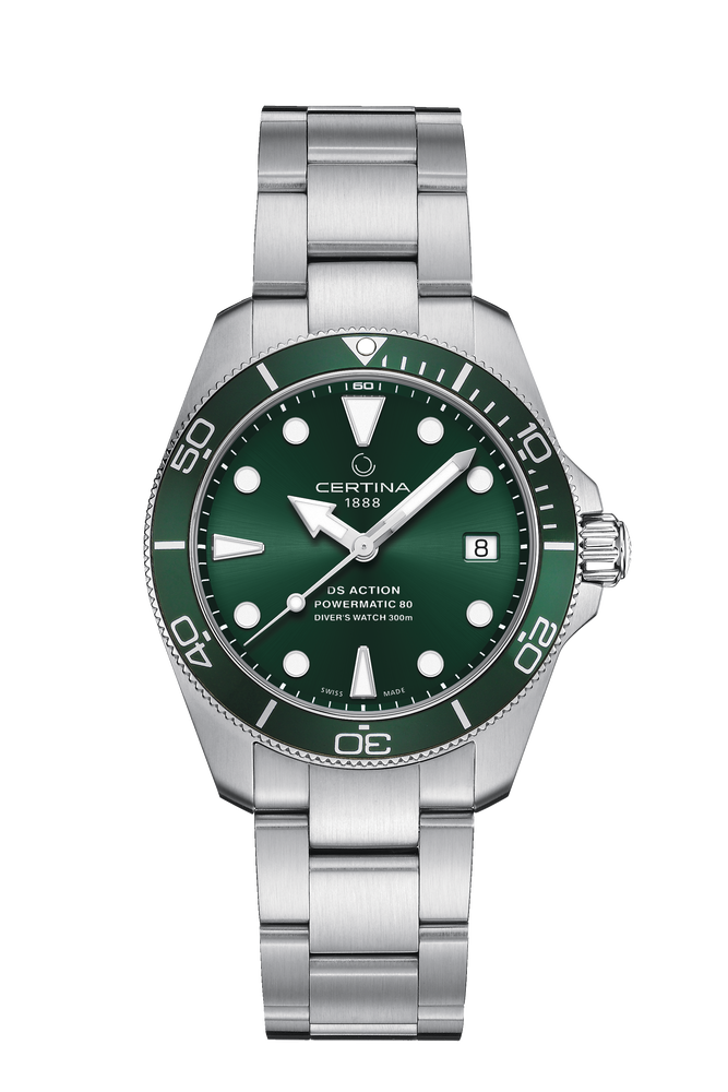 DS Action Diver 38mm Powermatic 80 Grün
