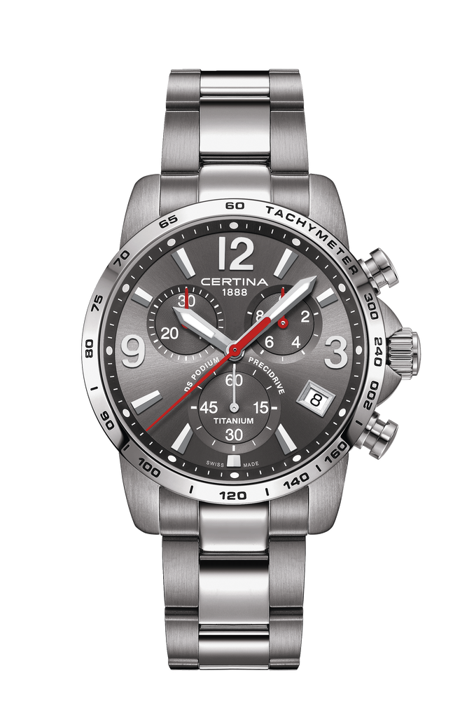 DS Podium Chronograph 1/10 sec grau