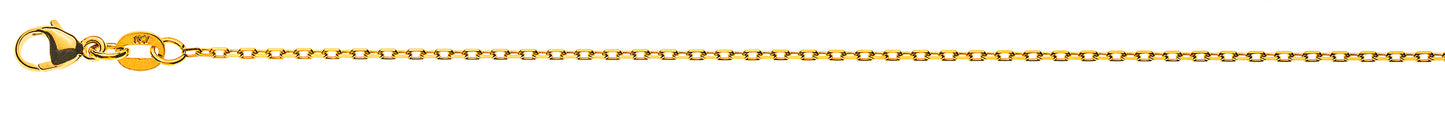 Anker 4-fach geschliffen Gelbgold 750
