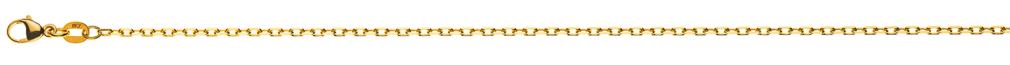 Anker 4-fach geschliffen Gelbgold 750