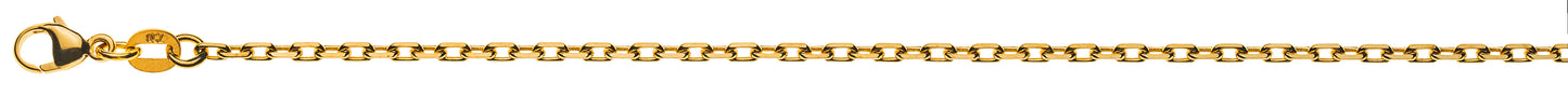 Anker 4-fach geschliffen Gelbgold 750