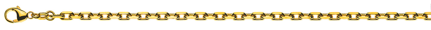 Anker 4-fach geschliffen Gelbgold 750