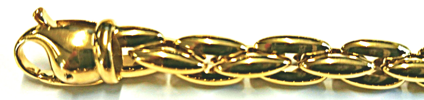 Collier Anker carré Gelbgold 750 Handarbeit poliert