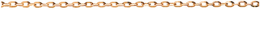 Anker oval diamantiert Rotgold 750