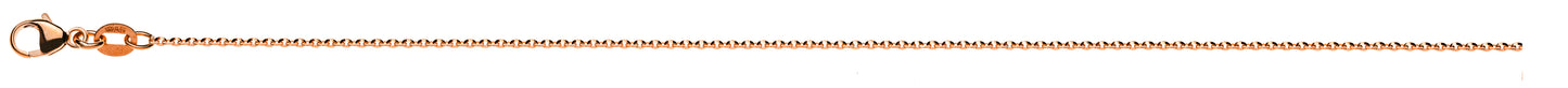 Anker Oval Rotgold 750 mit Messerschliff
