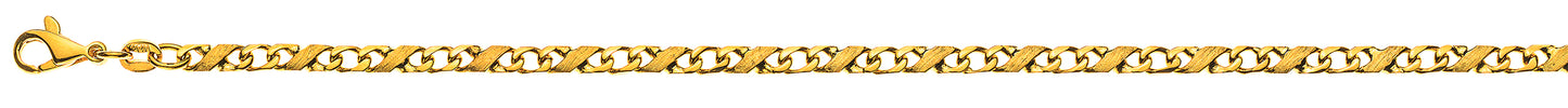 Carrera Armband poliert/satiniert Gelbgold 750
