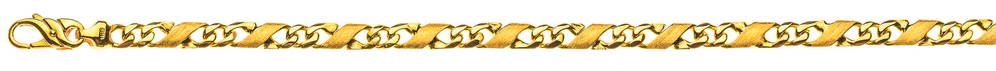 Carrera Bracelet satiniert/poliert Gelbgold 750