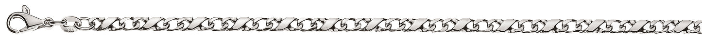 Carrera Armband poliert Weissgold 750