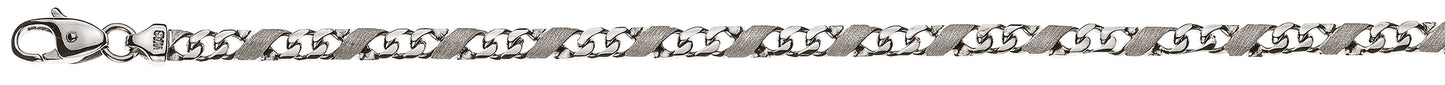 Carrera Armband poliert/satiniert Weissgold 750