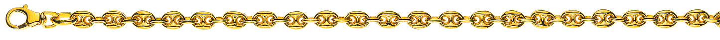 Schiffsanker Collier Gelbgold 750