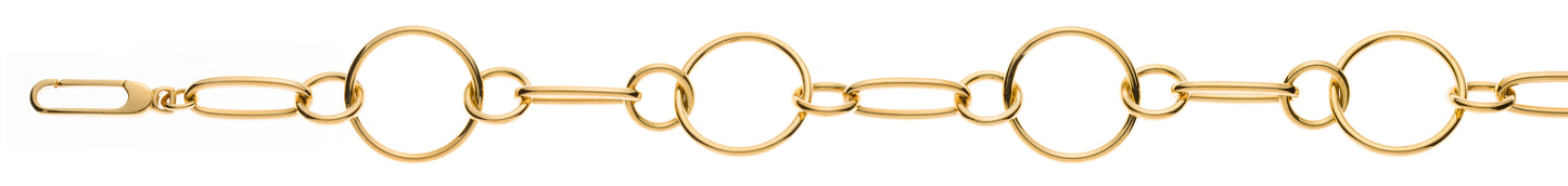 Collier Gelbgold 750 poliert