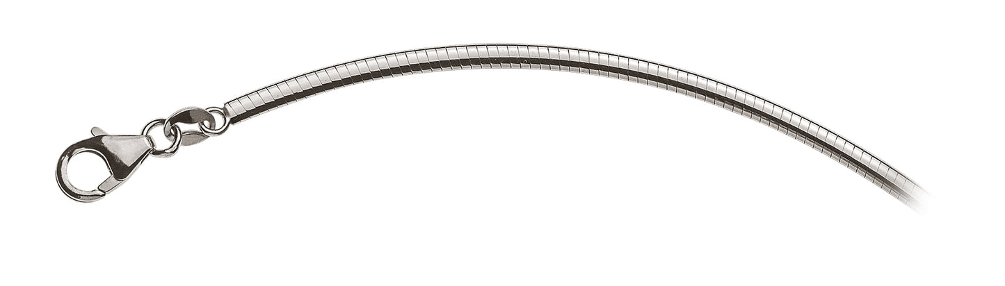 Omega Double Face matt/glanz Weissgold 750