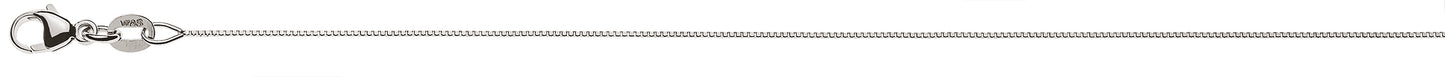Venezianer diamantiert Weissgold 750