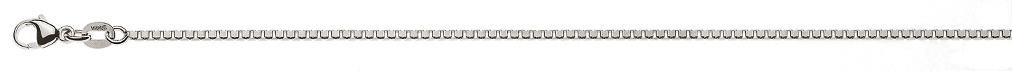 Venezianer diamantiert Weissgold 750