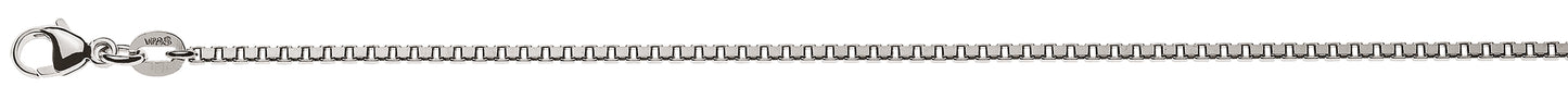 Venezianer diamantiert Weissgold 750