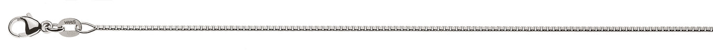 Venezianer 8-fach diamantiert Weissgold 750