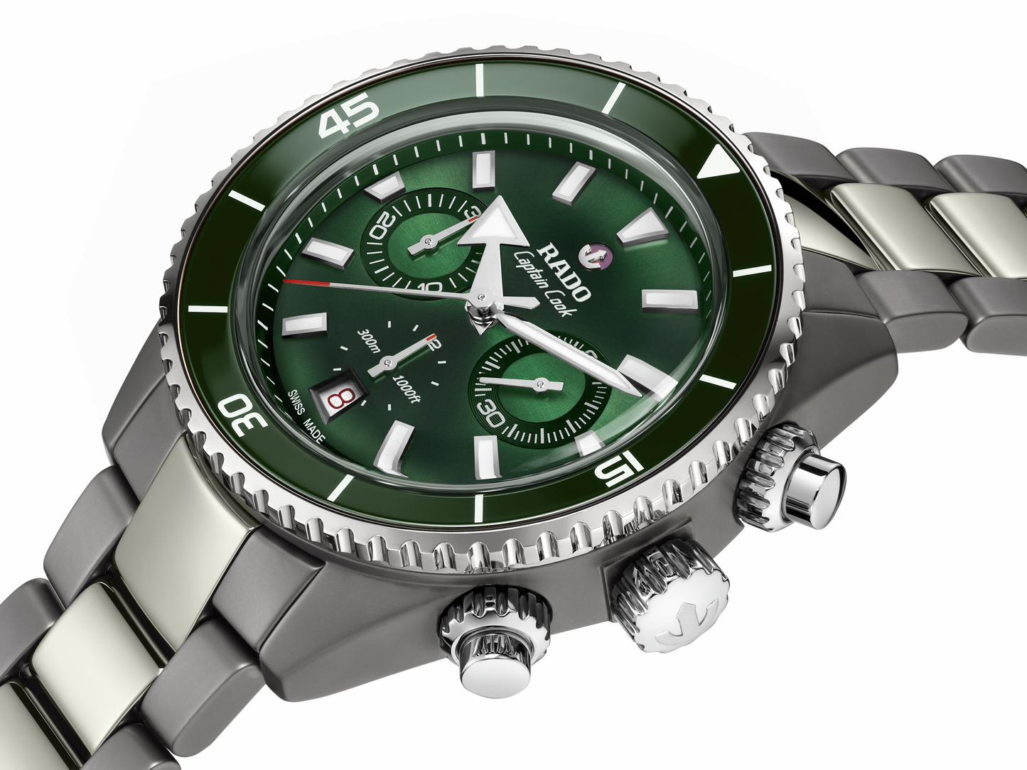 XL Uhr CaptainCook43AC,TB,grü-R32189313