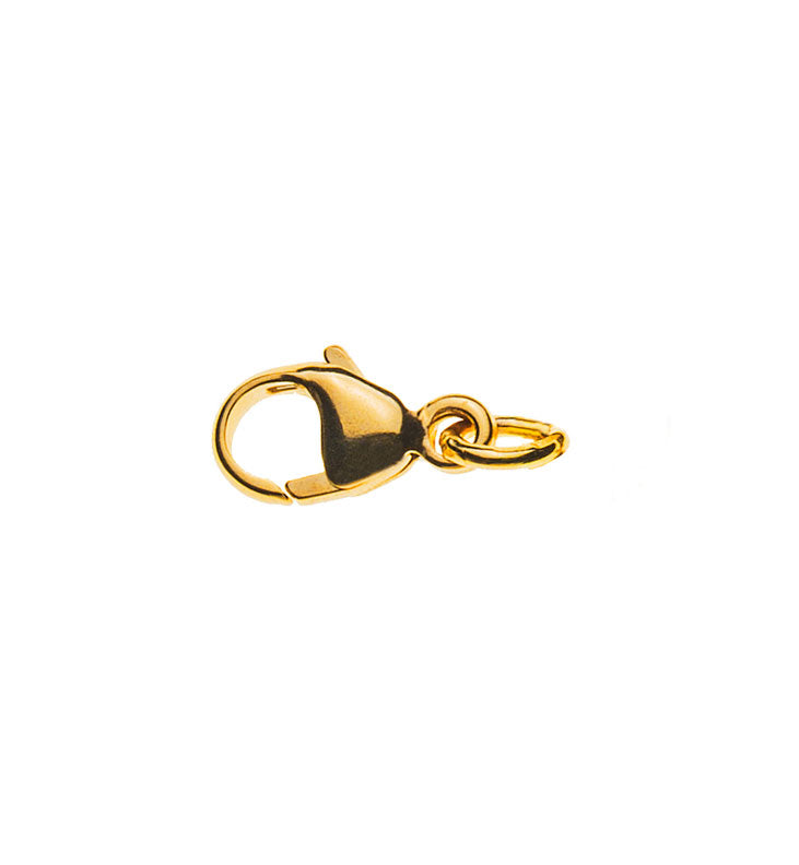 Karabiner Gelbgold 750, 9.2 x 5mm, 0.5gr