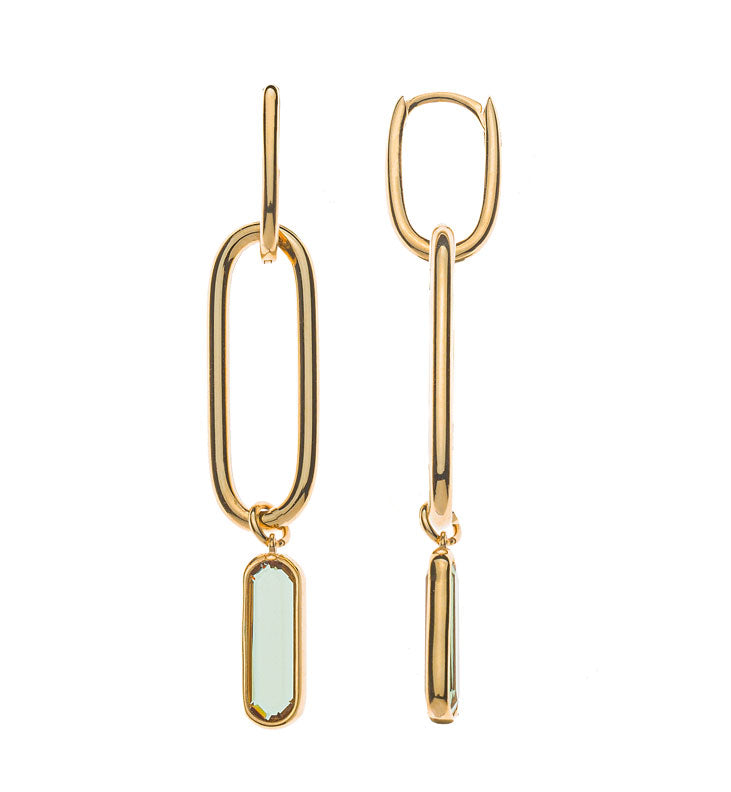 Ohrhänger Gelbgold 750 mit Peridot