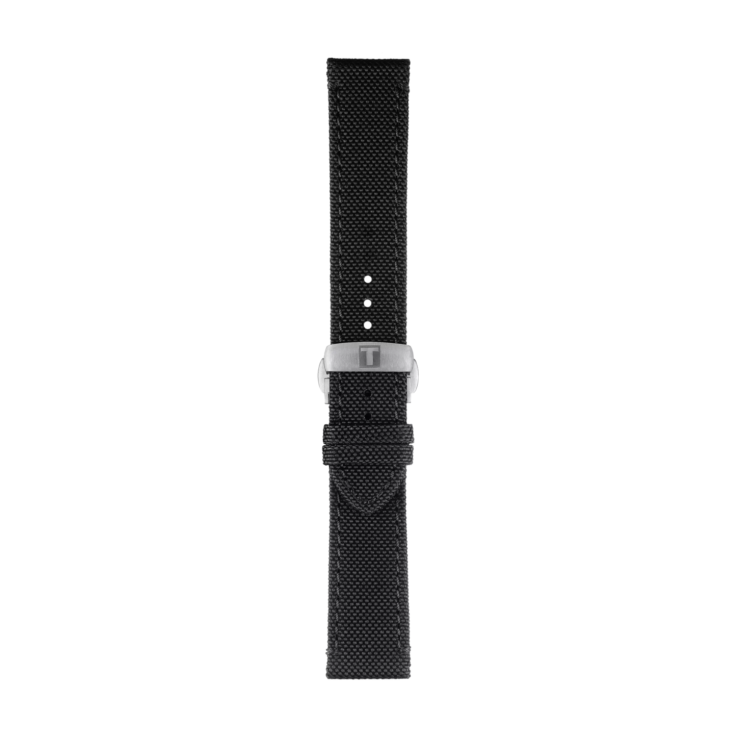 Original Tissot Textilarmband schwarz Bandanstoß 21 mm