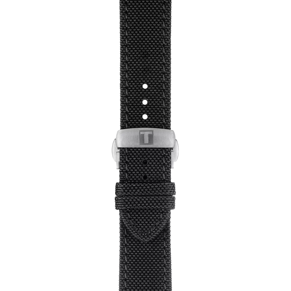 Original Tissot Textilarmband schwarz Bandanstoß 21 mm