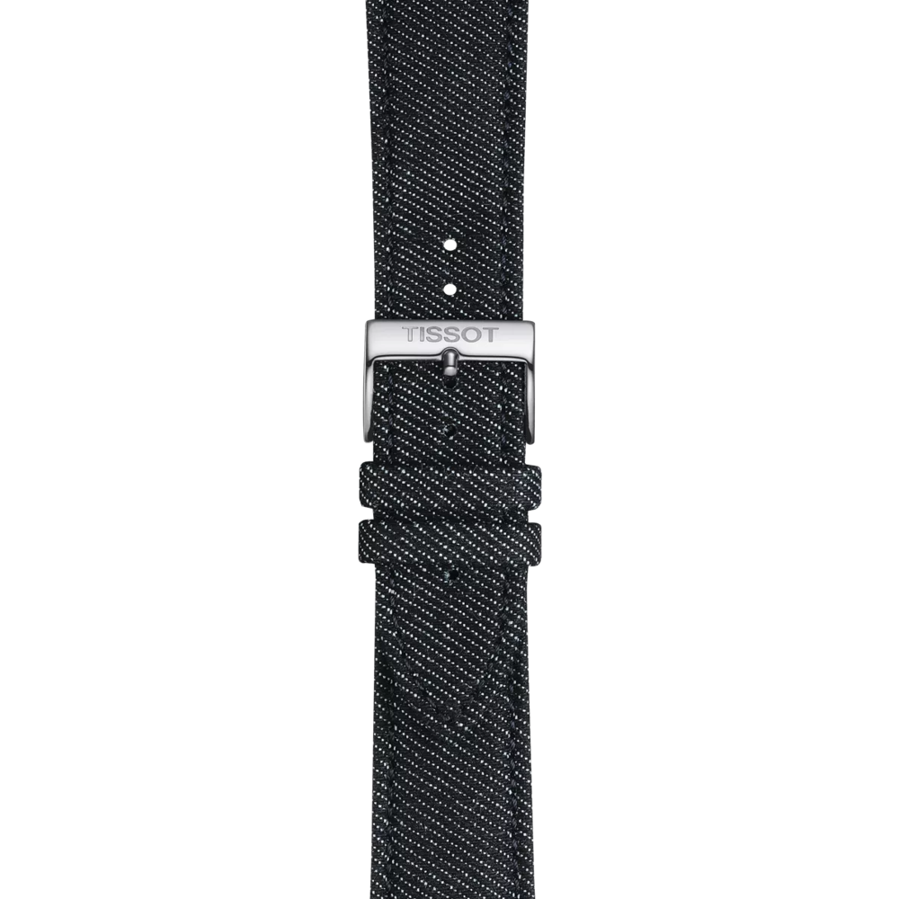 Original Tissot Textilarmband blau Bandanstoß 22 mm