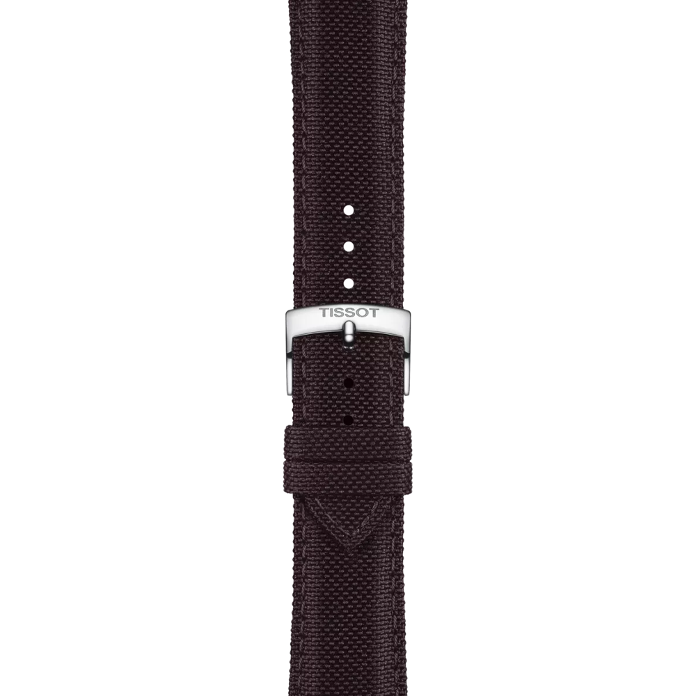 Original Tissot Textilarmband braun Bandanstoss 21 mm