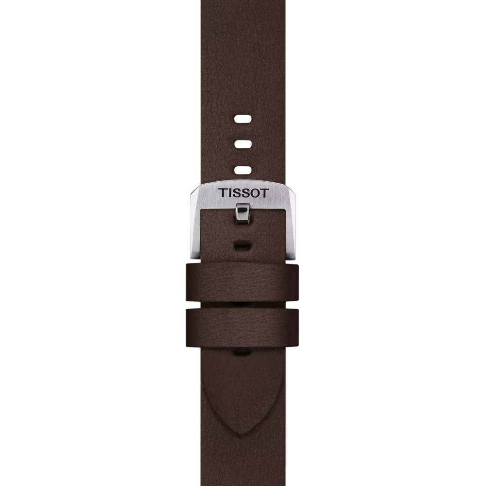 Original Tissot Synthetikarmband braun Bandanstoss 20 mm