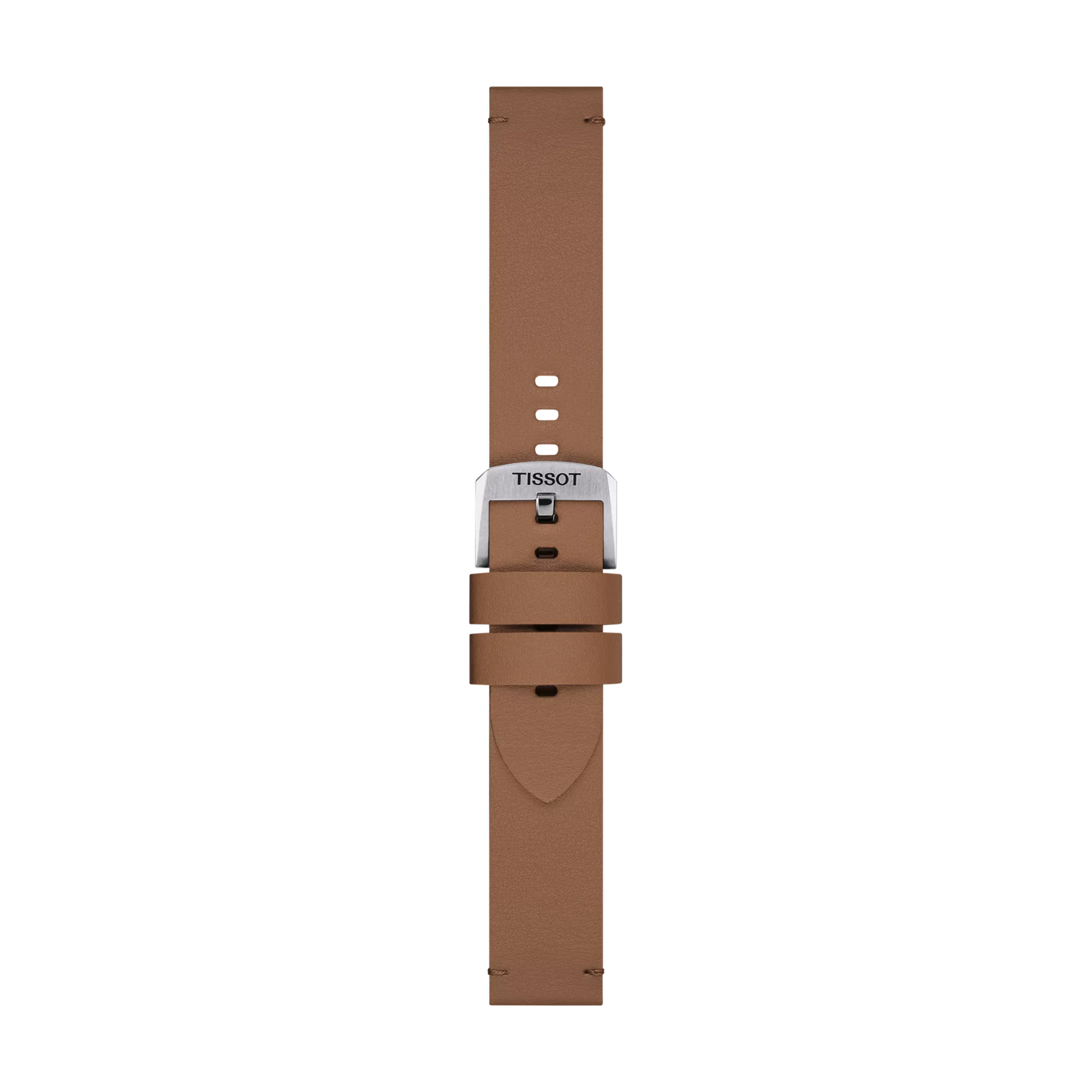 Original Tissot Synthetikarmband hellbraun Bandanstoss 20 mm