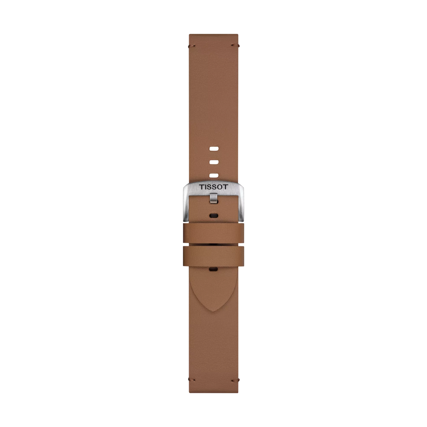 Original Tissot Synthetikarmband hellbraun Bandanstoss 22 mm