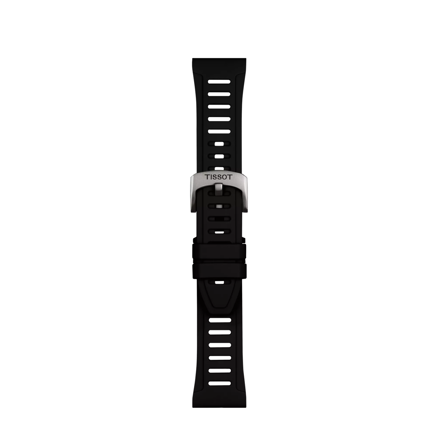 Original Tissot XS Silikonarmband schwarz Bandanstoß 21 mm