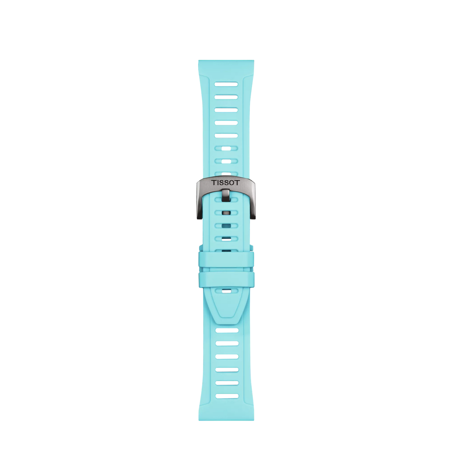 Original Tissot XS Silikonarmband hellblau Bandanstoß 21 mm
