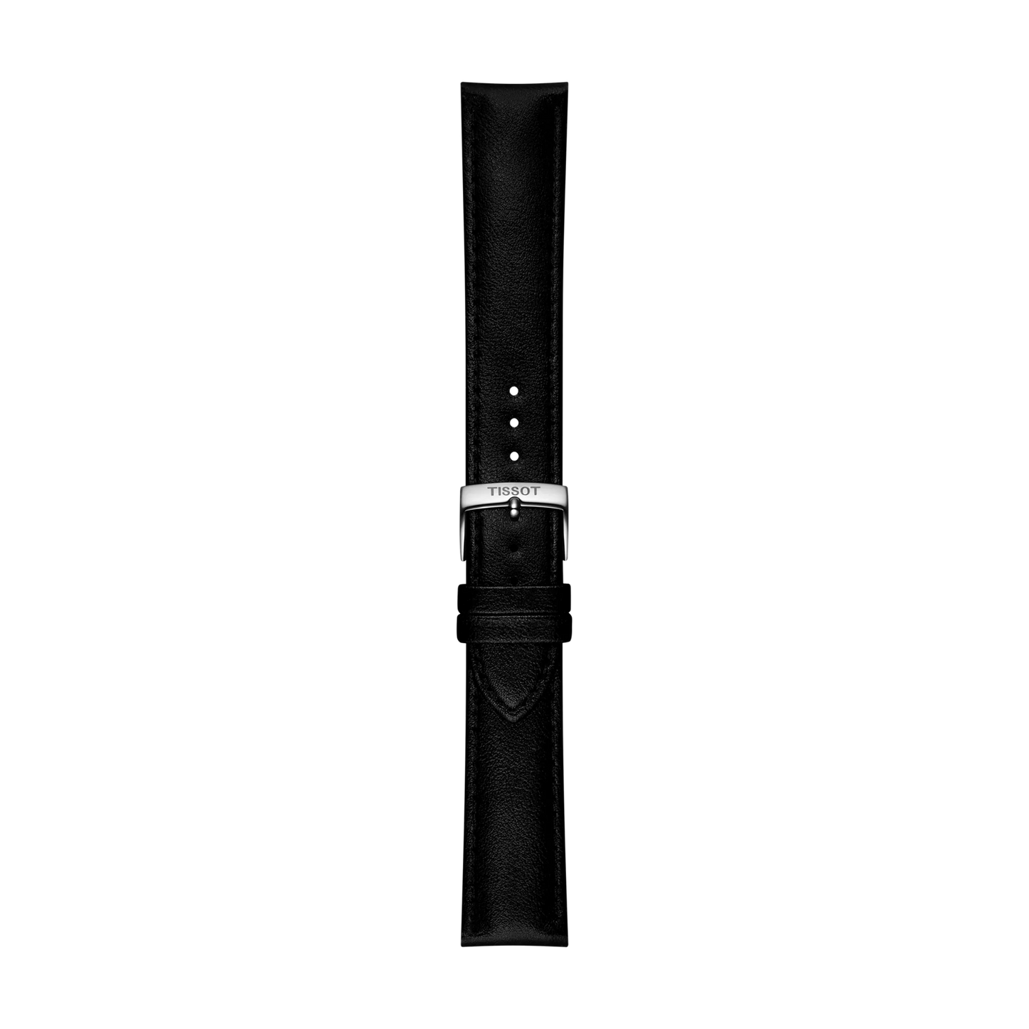 Original Tissot Synthetikarmband vegan schwarz Bandanstoss 20 mm
