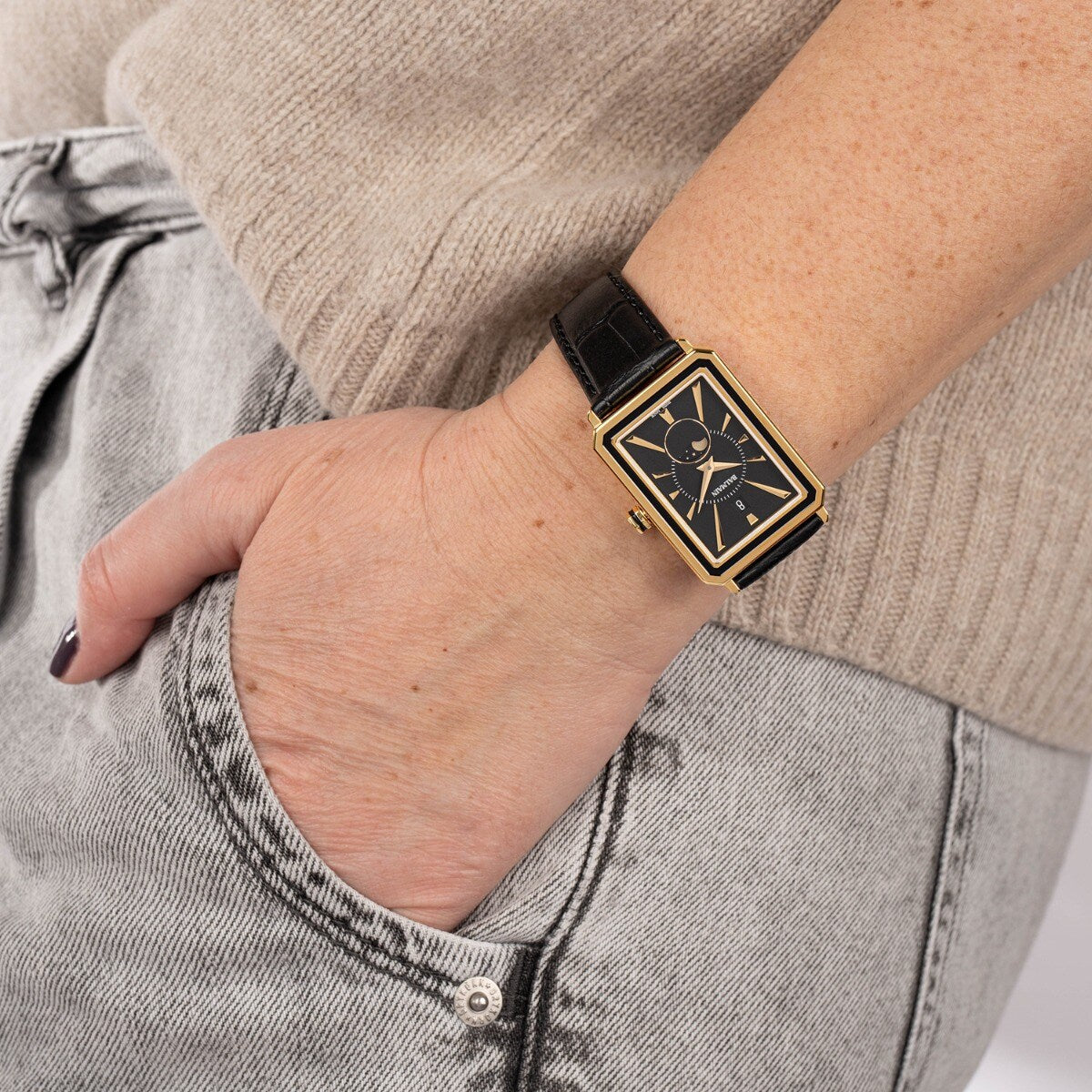 EIRINI MOONPHASE, Schwarz