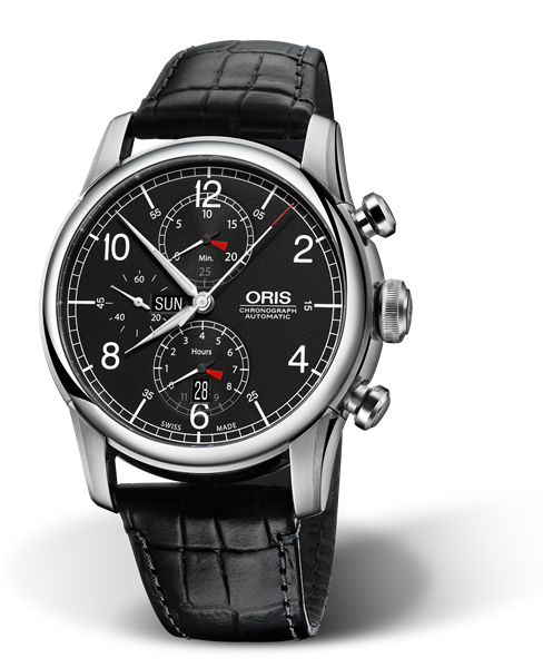 RAID 2013 Limited Edition, 44mm, Black, Leather Strap, Stainless steel crown and pushers, Multi-piece stainless steel case