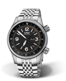 Royal Flying Doctor Service Limited Edition, 44mm, Black, Stainless steel Strap, Stainless steel screw-in security crown, Multi-piece stainless steel case