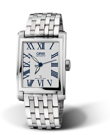 Rectangular Date, 30.00 x 44mm, Grey, Stainless steel Strap, Stainless steel crown, Multi-piece stainless steel case