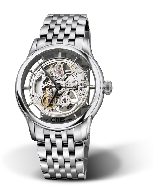 Artelier Translucent Skeleton, 40.50mm, Grey, Stainless steel Strap, Stainless steel crown, Multi-piece stainless steel case